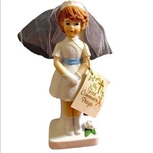 6” 1st communion girl figurines